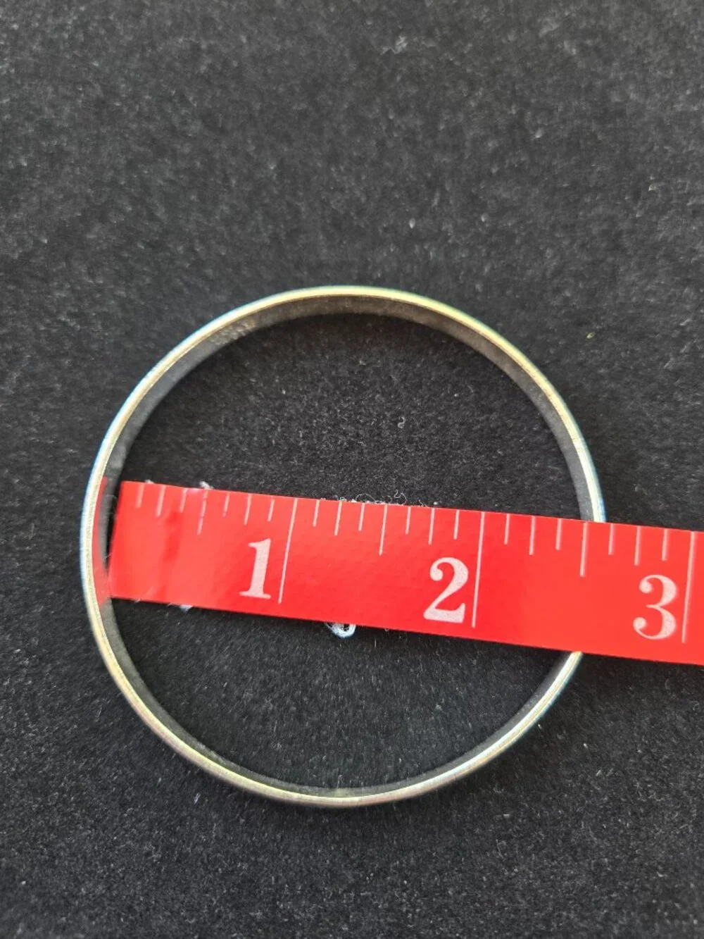 Vintage Taxco Mexico Silver Bangle Thin Minimalis Bracelet - Picture 7 of 8